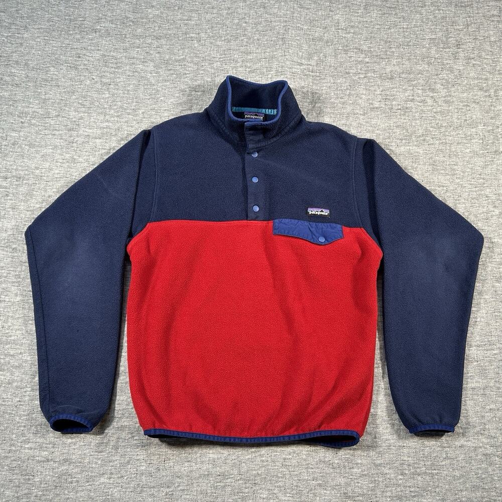 Patagonia Lightweight Synchilla Snap T-Fleece Pullover Mens Small Outdoors